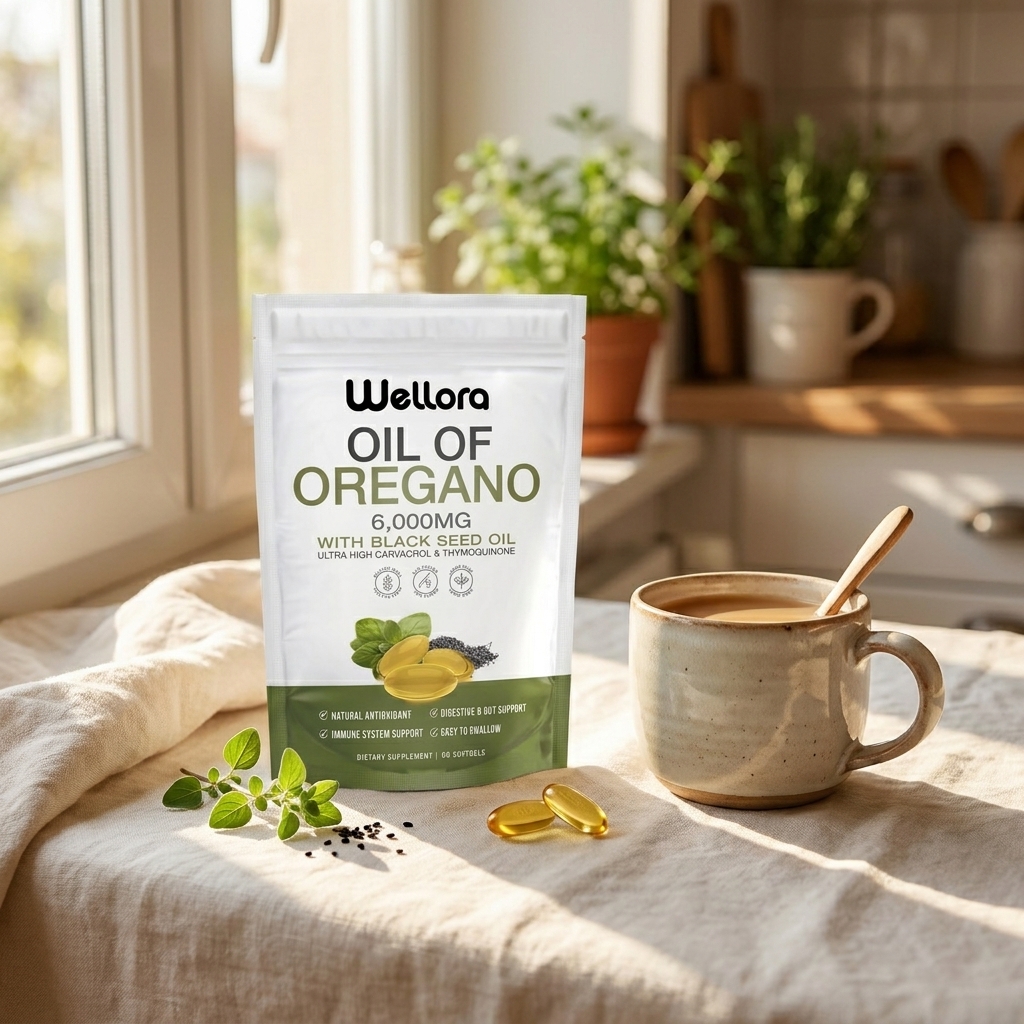 Wellora Oil of Oregano + Black Seed Oil